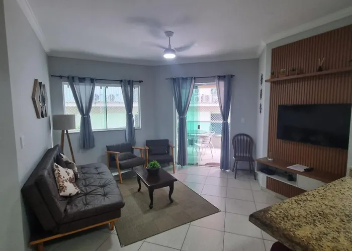 Apartamento Grand Beach - Praia Grande - 100M Da Praia - Amplo